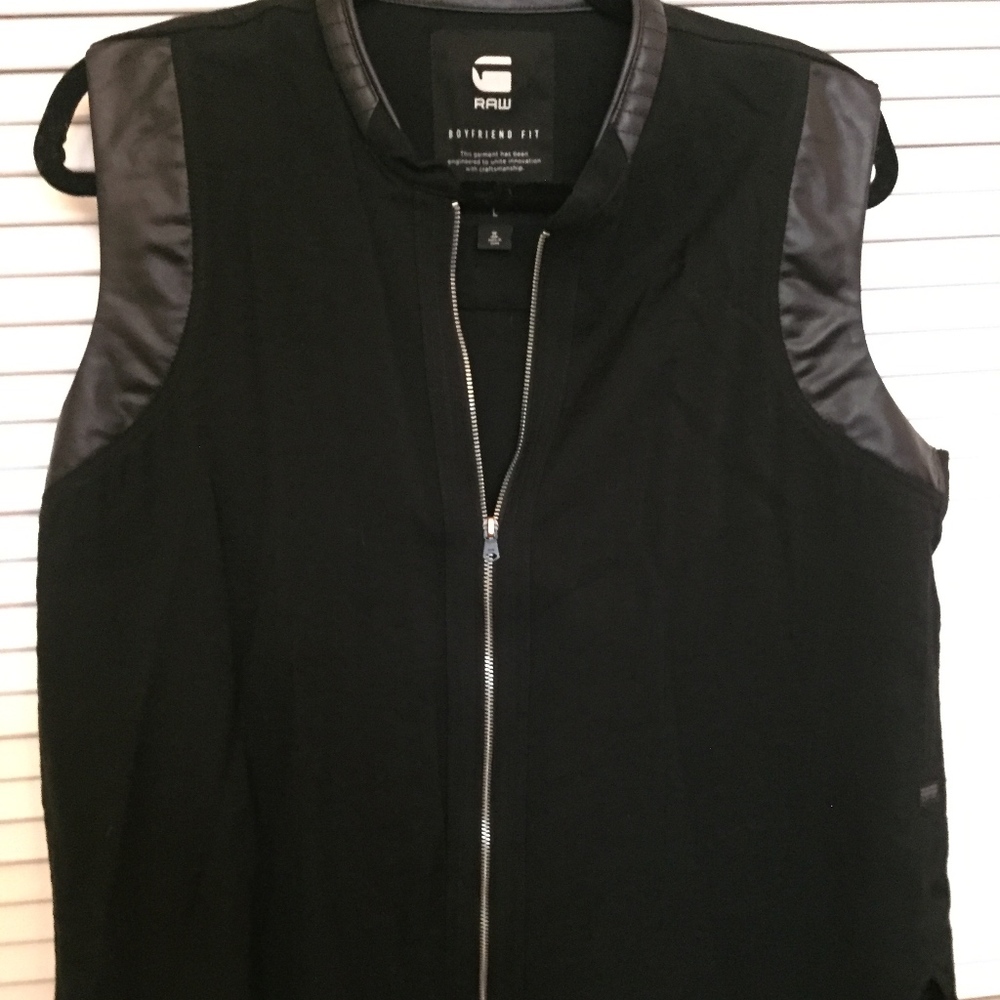 G-STAR RAW sleeveless zip up top/vest